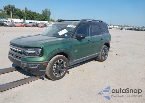 2024 Ford Bronco Sport Outer Banks из США, поврежденный, VIN 3FMCR9C6XRRF01963